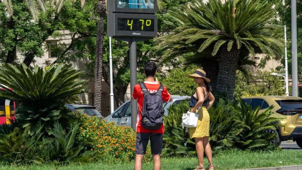 Ola de calor en Sevilla el pasado 24 de julio