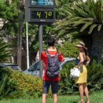 Ola de calor en Sevilla el pasado 24 de julio