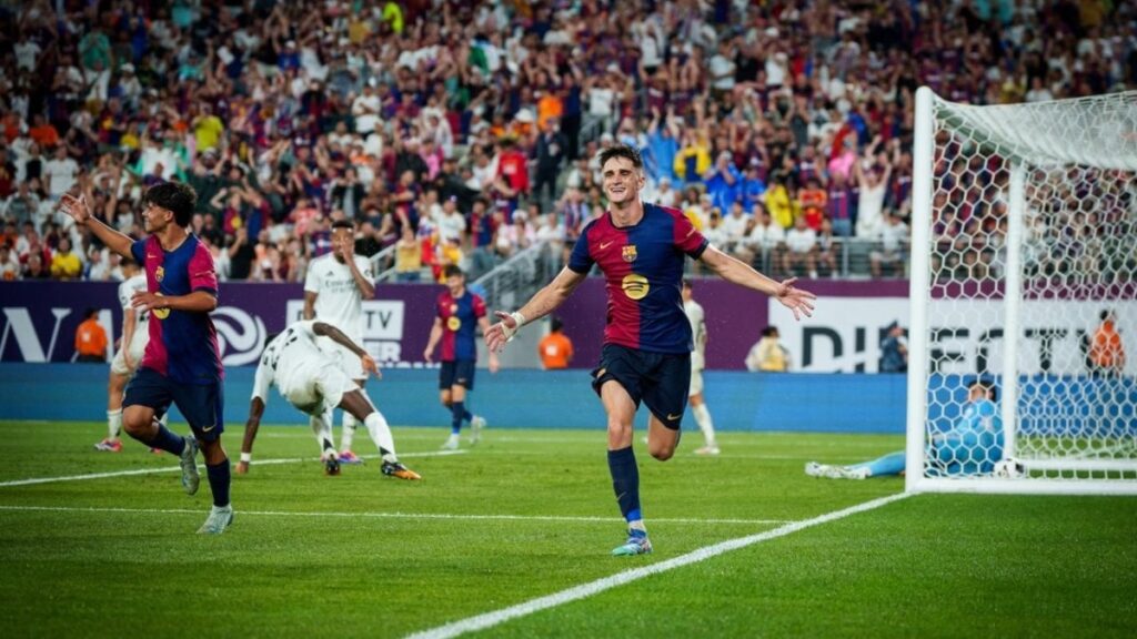 El nuevo entrenador del Barcelona, Hansi Flick, gana su primer Clásico al Real Madrid (1-2) en EEUU