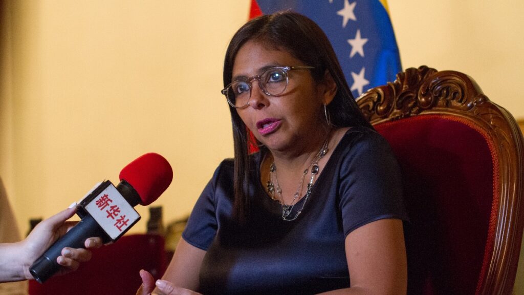 La vicepresidenta ejecutiva de Venezuela, Delcy Rodríguez, en una imagen de archivo