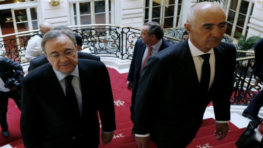 Florentino y Del Pino, en una foto de archivo.