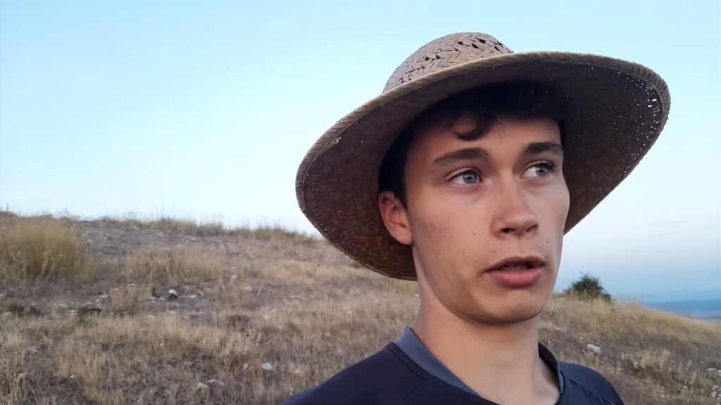 El joven aficionado a la meteorología, Jorge Rey.