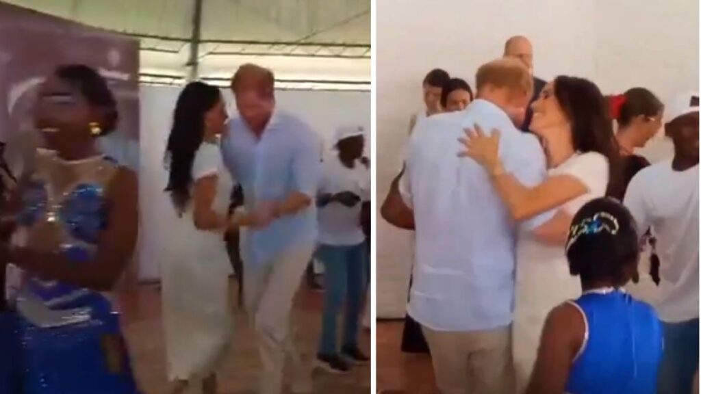 Meghan Markle y Harry, bailando salsa