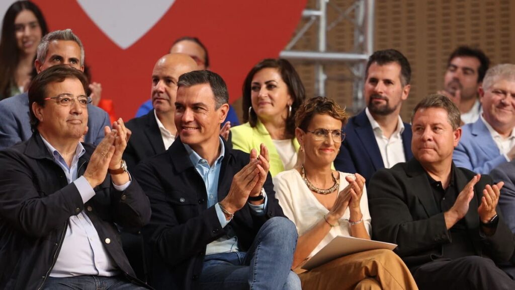 Pedro Sánchez en una reunión del Consejo Político Federal del PSOE.