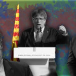 Alberto Núñez Feijóo, Carles Puigdemont y Santiago Abascal