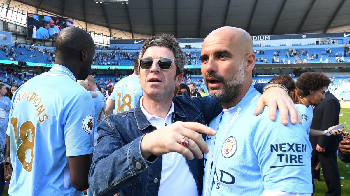 Noel Gallagher y Pep Guardiola.