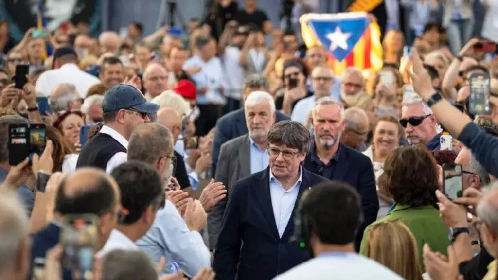 Carles Puigdemont en Elna