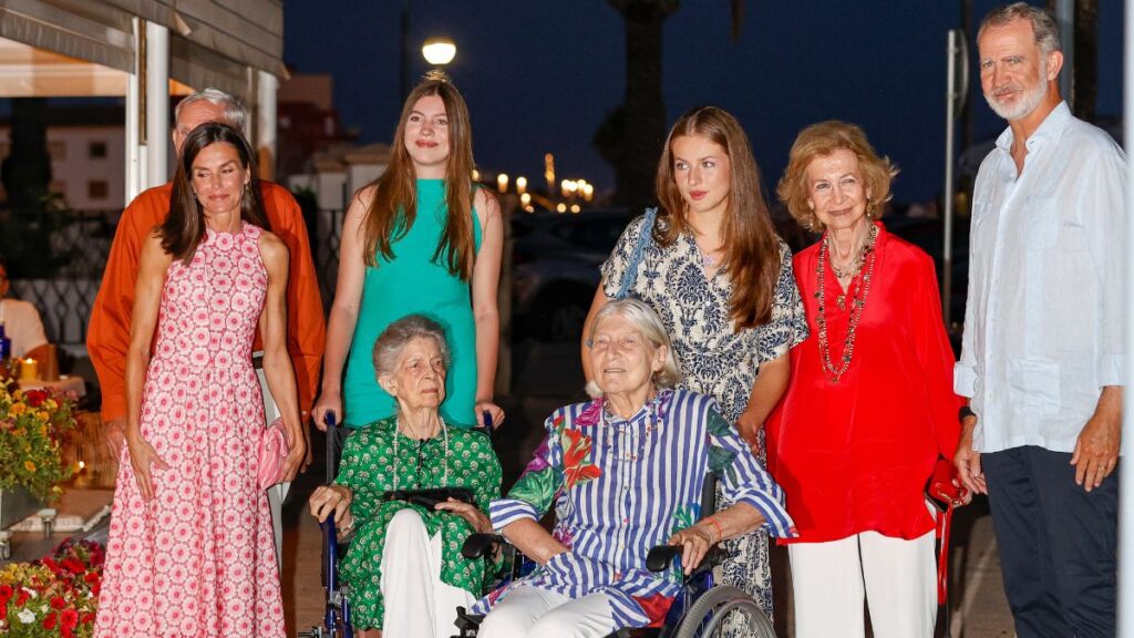 Todos los detalles de la cena de la familia real en Mallorca