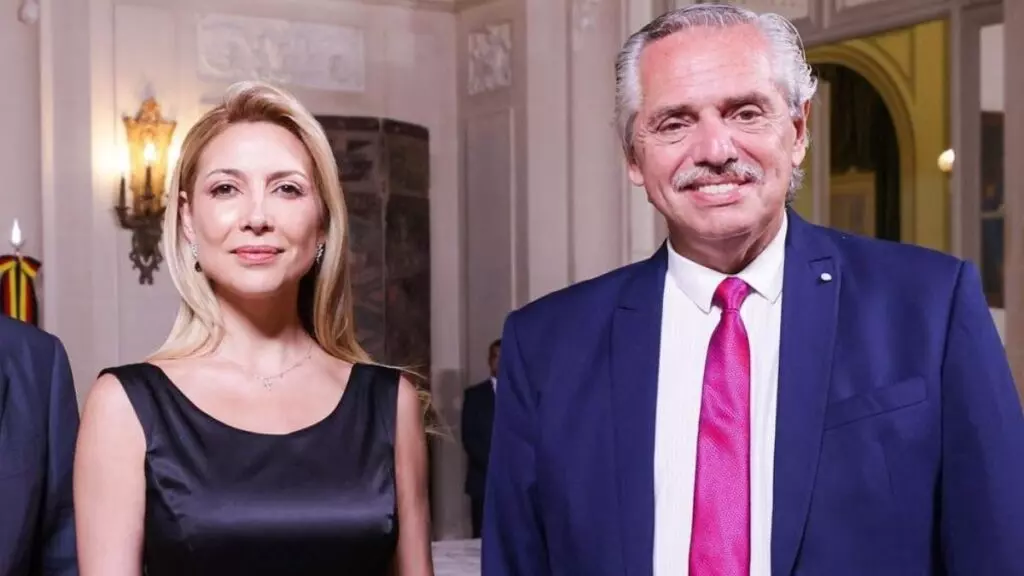 Fabiola Yañez y Alberto Fernández, exprimera dama y expresidente de Argentina.