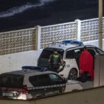 Varios vehículos de la Guardia Civil en Ceuta, en imagen de archivo