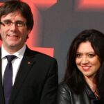 Carles Puigdemont y Marcela Topor