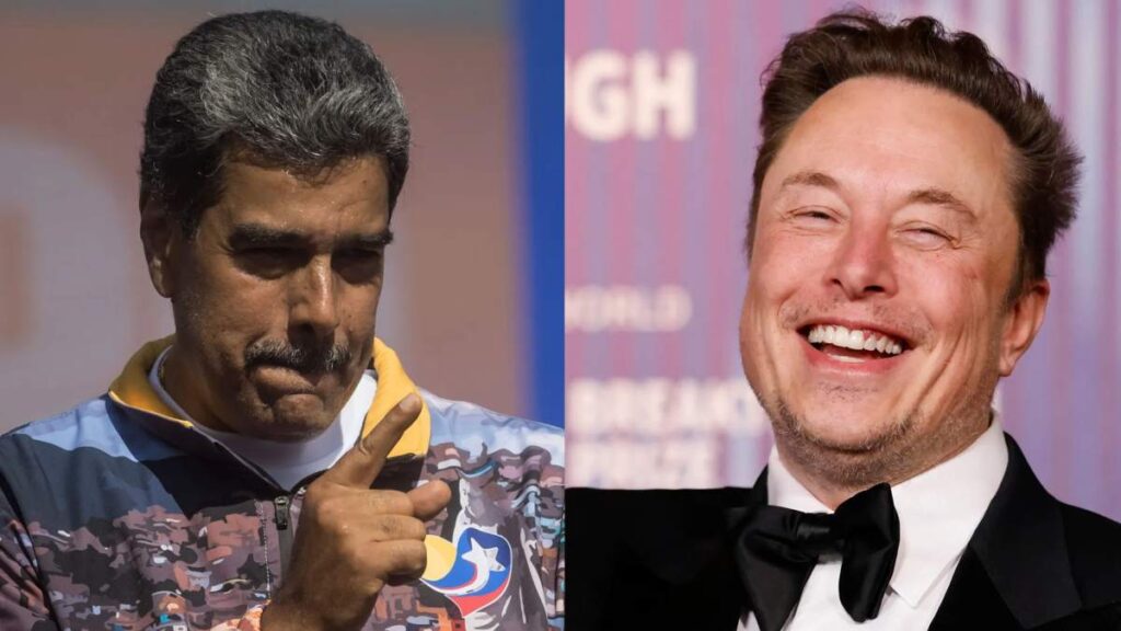 Nicolás Maduro y Elon Musk