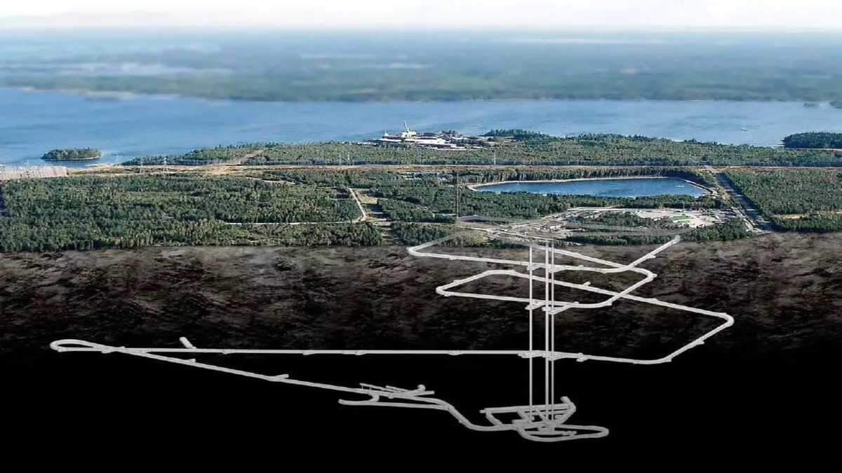 El almacén geológico, bautizado como "Onkalo", en Finlandia