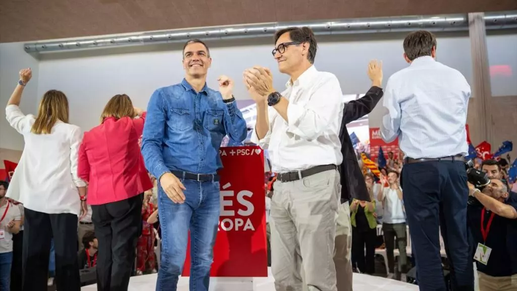 Pedro Sánchez y Salvador Illa