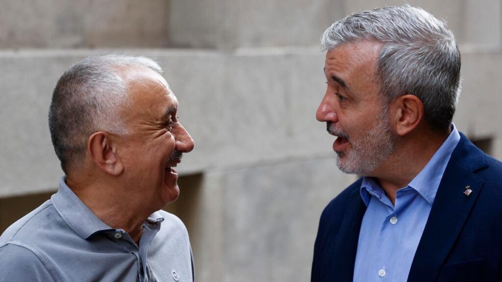 Pepe Álvarez y Jaume Collboni