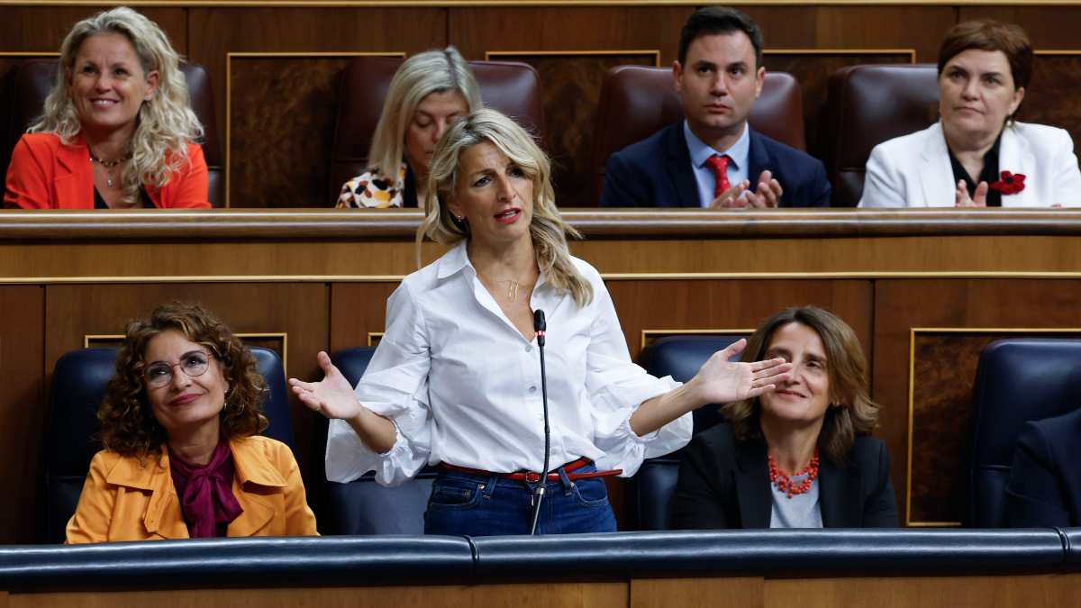 Yolanda Díaz en el Congreso de los Diputados