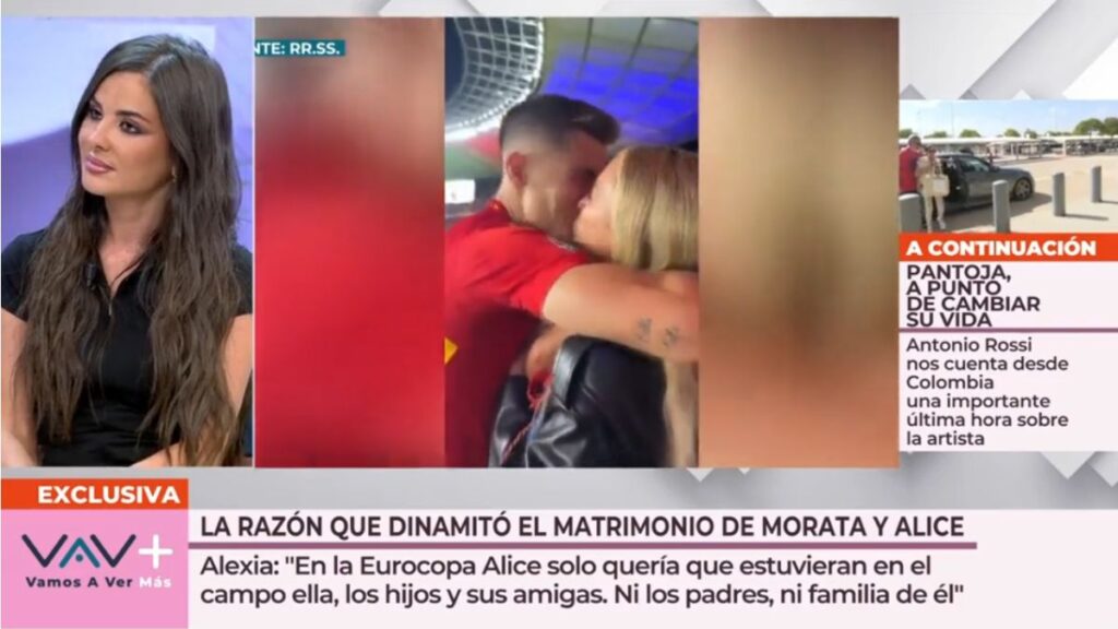 Alexia Rivas desvela la fuerte discusión que dinamitó la relación de Morata y Alice