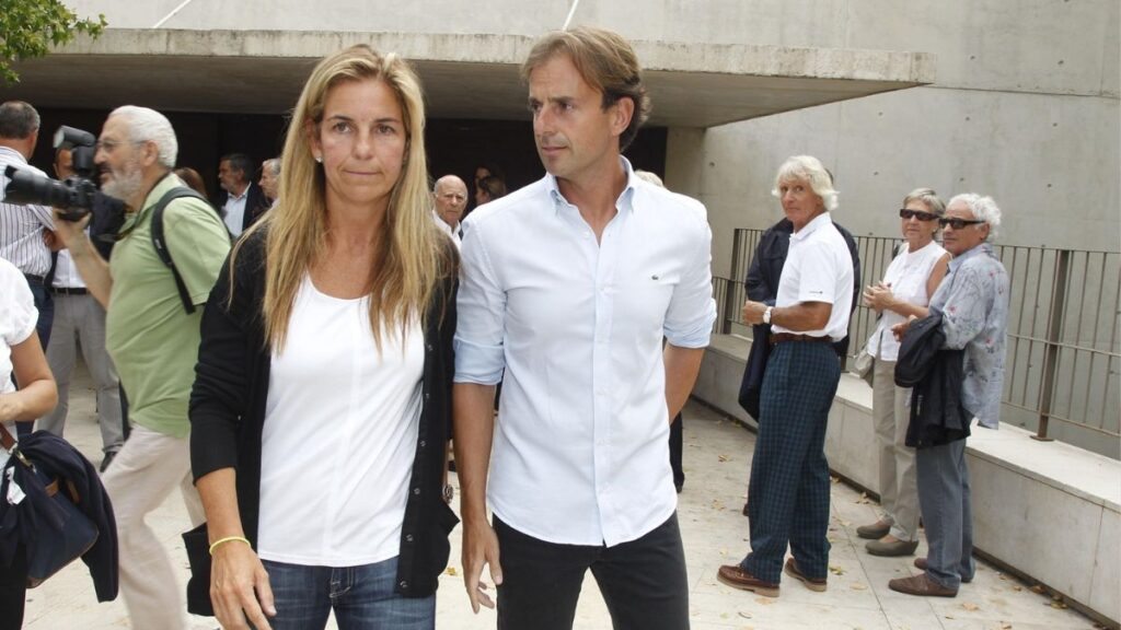 Arantxa Sánchez Vicario y Josep Santacana en 2016