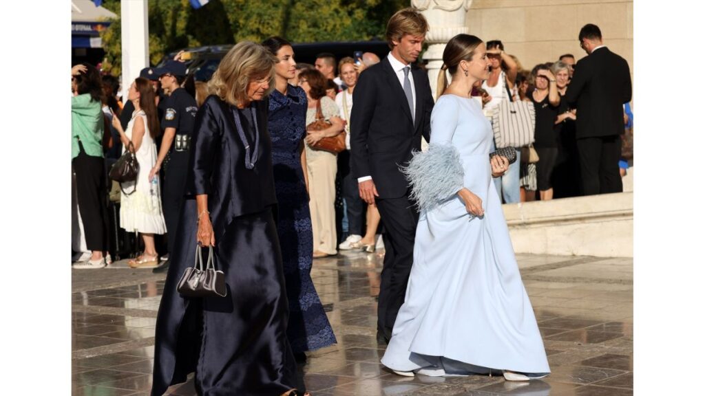 Christian de Hannover, su mujer Sassa de Osma, su cuñada Ekaterina de Hannover y su madre Chantal Hochuli