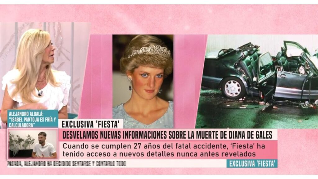 Concha Calleja desvela detalles desconocidos de la muerte de Lady Di