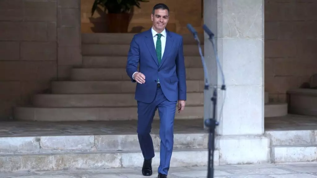 El presidente del Gobierno, Pedro Sánchez