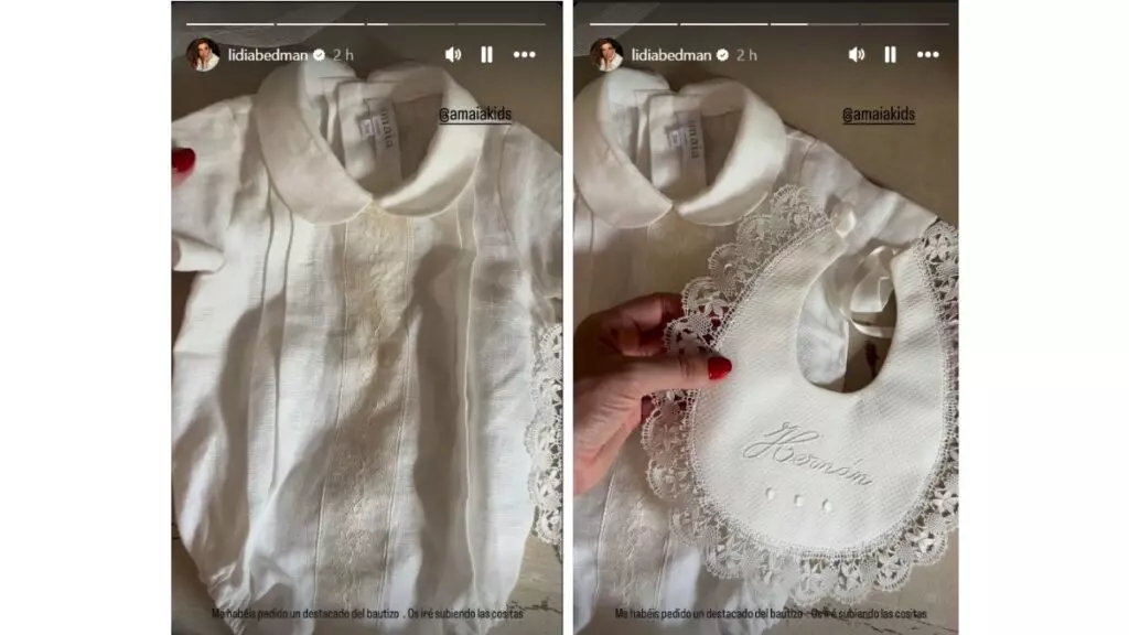 El segundo traje que llevó el hijo de Santiago Abascal y Lidia Bedman