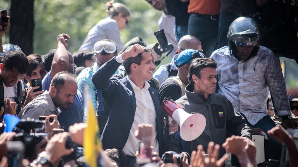 Juan Guaidó y Leopoldo López