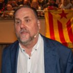 Oriol Junqueras en la presentación de su candidatura.