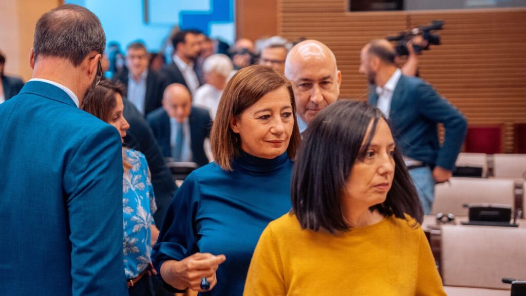 La presidente del Congreso, la miembro del PSOE Francina Armengol, en la Comisión.