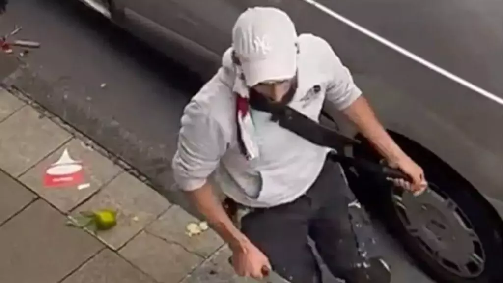 El hombre sitio de Essen.