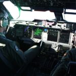 Pilotos del Ejército del Aire a bordo del A400M