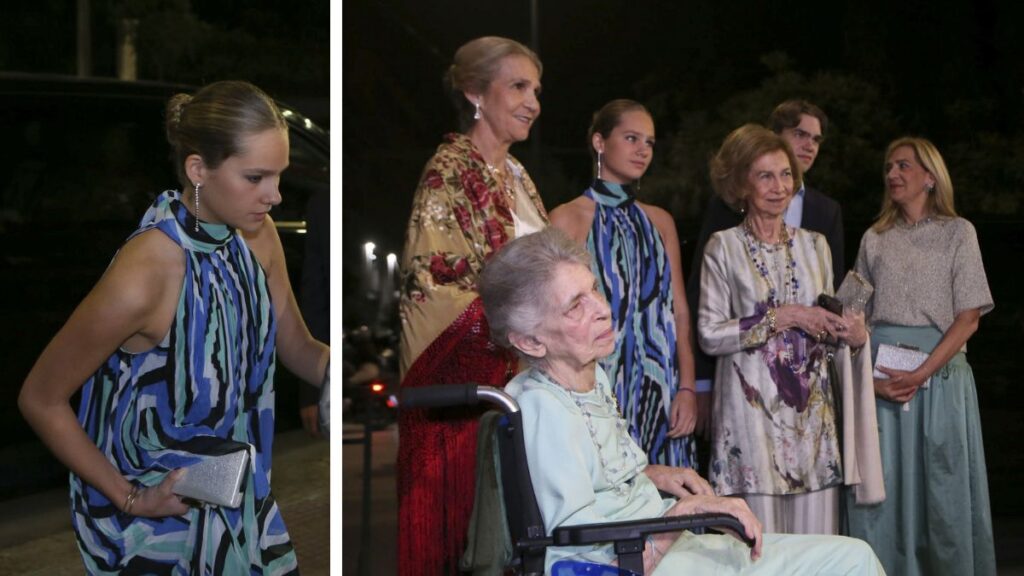 Irene Urdangarin, en la preboda, con su madre, la infanta Cristina, la reina Sofía, la infanta Elena e Irene de Grecia