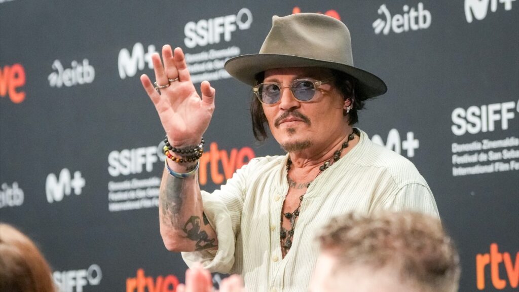 Johnny Depp en el Festival de San Sebastián