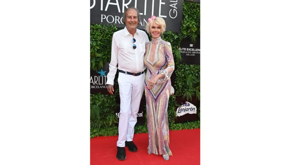 Luis Ortiz y Gunilla von Bismarck en el Festival Starlite de Marbella en 2022