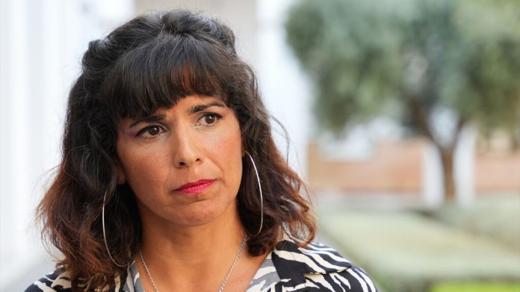 La portavoz de Adelante Andalucía, Teresa Rodríguez.