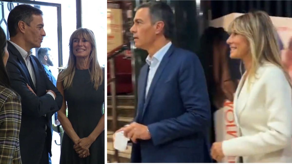 Pedro Sánchez y Begoña Gómez, juntos en el cine y en el museo