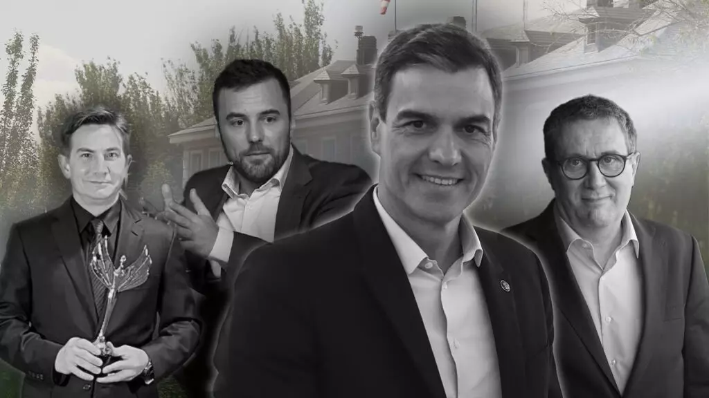 Pedro Sánchez y su equipo