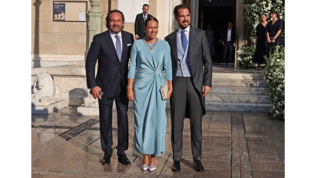 Philippos de Grecia, Nina Flohr y su padre, Thomas Flohr