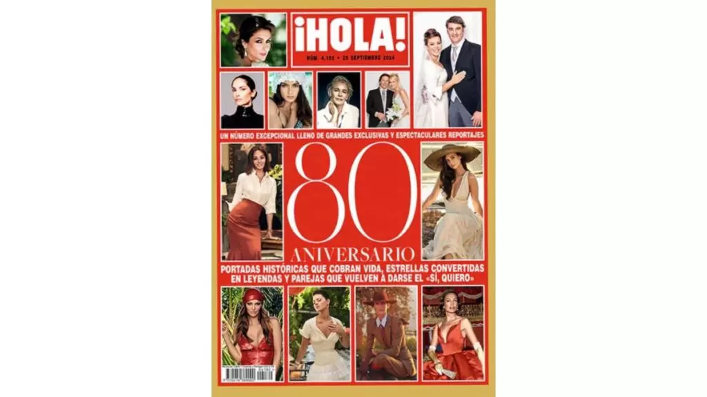 Portada de la revista Hola