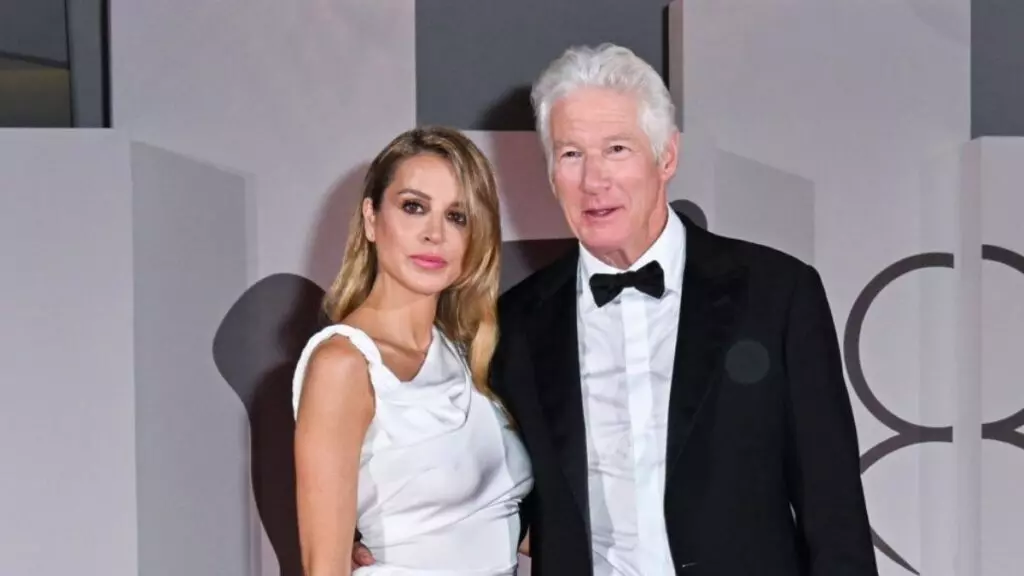 Richard Gere y Alejandra Silva en el Festival de Cine de Venecia