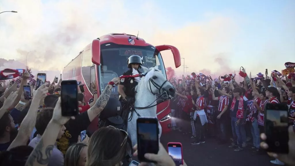 Ambiente previo al derbi madrileño del 29 de septiembre de 2024