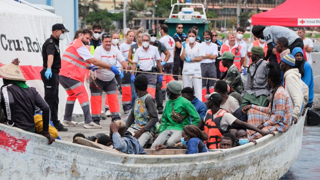 Un cayuco con unos 80 inmigrantes rescatado por Salvamento Marítimo el pasado 19 de septiembre