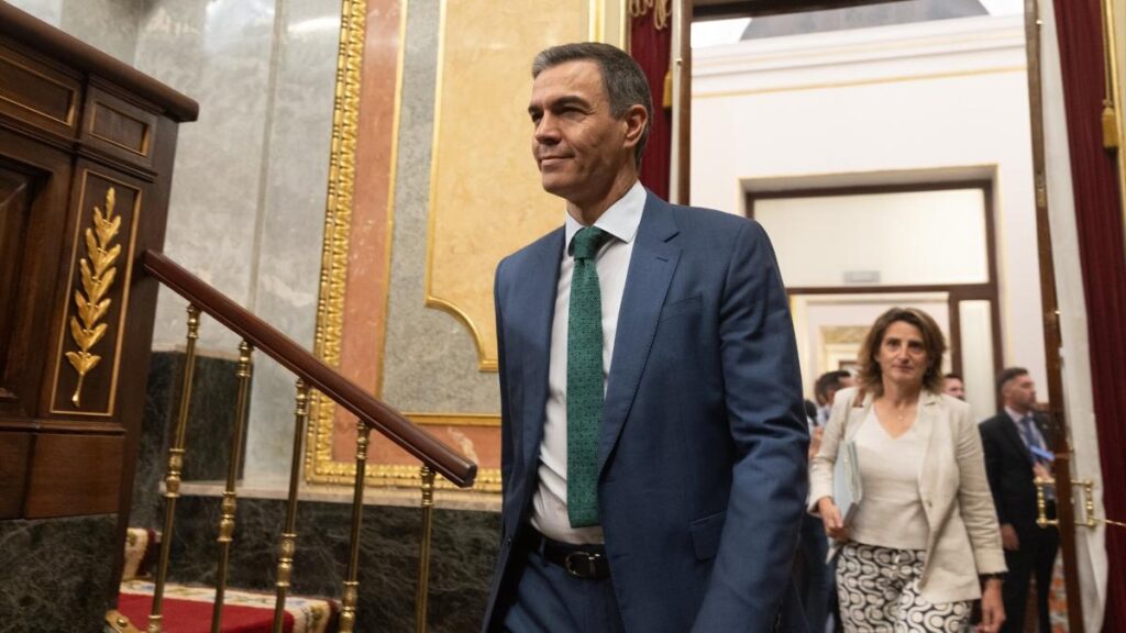 Pedro Sánchez y Teresa Ribera