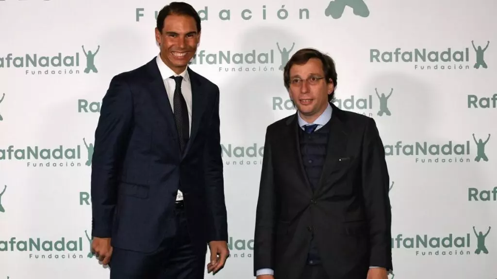 Rafael Nadal y José Luis Martínez Almeida.