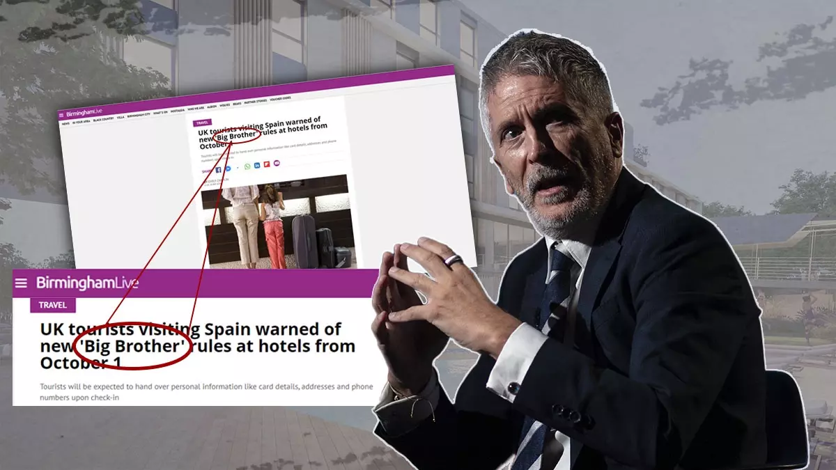 Reino Unido advierte a sus turistas sobre el 'Gran Hermano' que Marlaska pretende imponer en los hoteles españoles