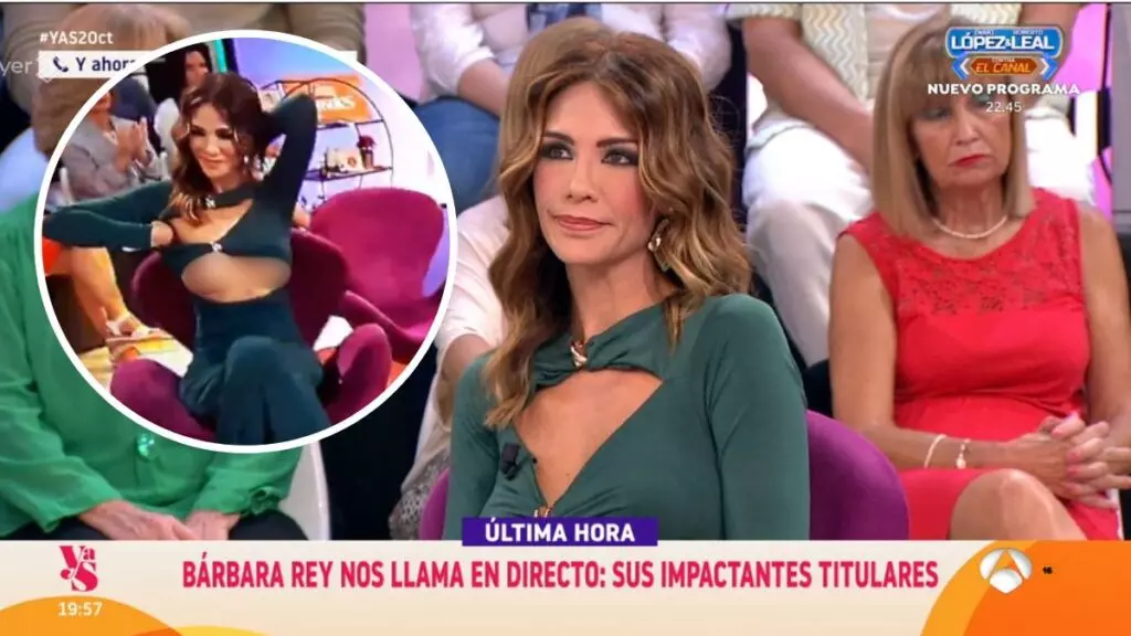 Tamara Gorro se queda con un pecho al descubierto en directo en Y ahora Sonsoles