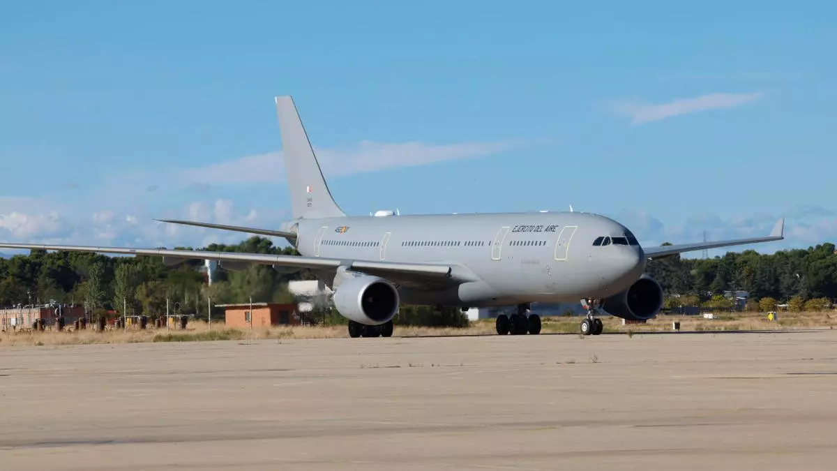 Un avión militar español