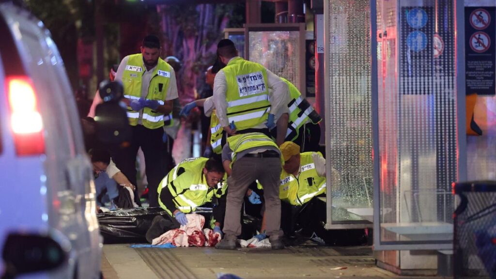 Atentado en Tel Aviv.